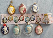 Komplettes 7er Set Sailor Moon Cameo Gemmen Anhänger Bandai 2015 - 1 FEHLSTEIN