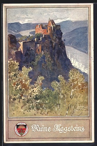 Aggstein motiv der ruien - aggstein,,