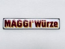Emailschild Maggi's Würze