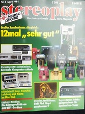 STEREOPLAY 4/84, BURMESTER 828, McINTOSH MC 2500,YAMAHA 101 M, KENWOOD BASIC T2,