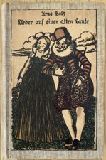 Arno Holz: Lieder auf einer alten Laute (1903) - Insel Verlag Leipzig, Antik VTG