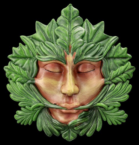 Wandrelief greenman - greenman,