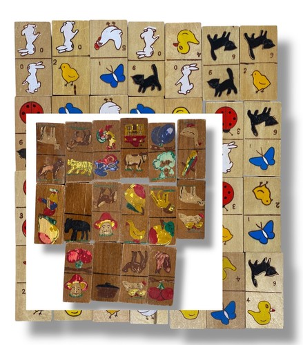 Alte domino spiele holz - alte,