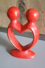 Speckstein Lovers Liebe Liebende Herz Stein rot Deko Herzdekoration 