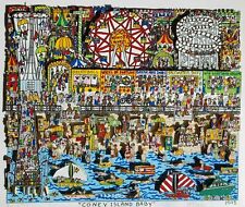James Rizzi 3D CONEY ISLAND BABY Original Handsigniert Handnummeriert  1995 CERT