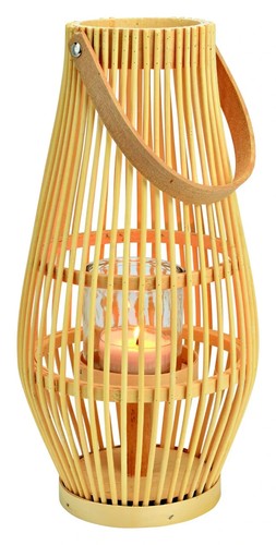 Windlicht holz glas laterne - windlicht,