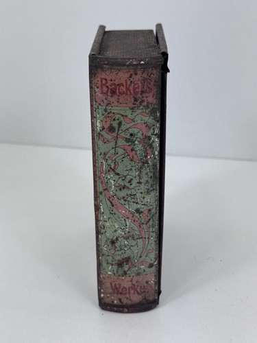 Antike blechdose buch - buch, design