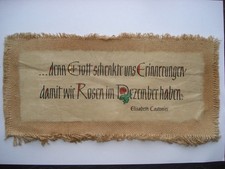 WEISER SPRUCH DER SCHRIFTSTELLERIN-ELISABETH CASTONIER: