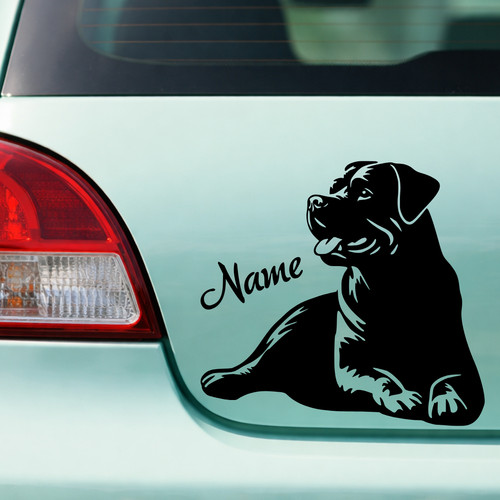 Auto aufkleber rottweiler - auto,