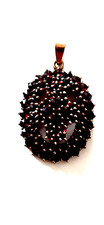 JUGENDSTIL ° GRANAT ANHÄNGER  ° Antikschmuck ° GRANAT STEINE °