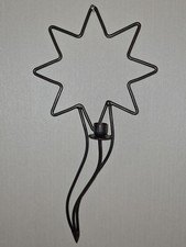 1 Wand Kerzenhalter Stern