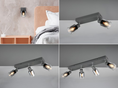 Moderne balkenspots mit - moderne, glas