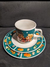 WINDEL Advent Nikolaus Gedeck Kindergeschirr 1 Tasse + 2 Teller Set Teddybär 