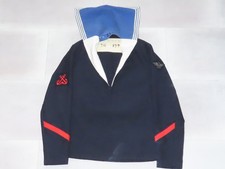 Matrosen Jacke Uniform mit Tätigkeitsabzeichen! Französisch Navy wohl 50er Jahre