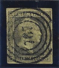 Preussen 3 SGr Nummernstempel