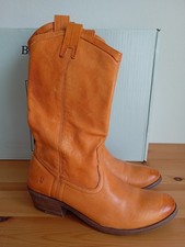 Frye Cowboy Leder Stiefel