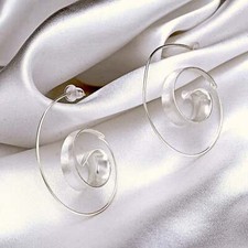 Spiral Ohrringe aus 925