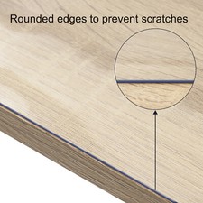 PVC Tischfolie Transparent 2mm Dick Folie Tischdecke Durchsichtig Schutzfolie