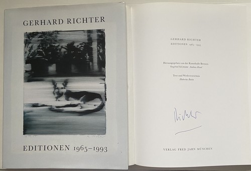 Gerhard richter signiert - gerhard,