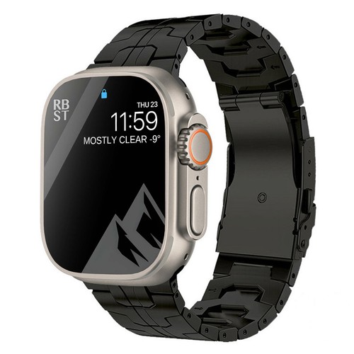Titan metall armband - titan/metall, für