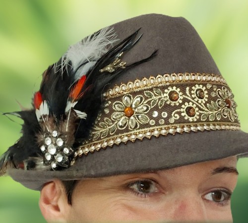 Trachtenhut federschmuck v - trachtenhut,
