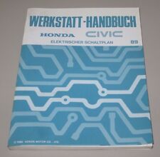 Werkstatthandbuch Elektrik Honda Civic Schaltpläne Handbuch ab 1989!