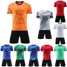 Kinder Jungen Sport T-Shirt und Shorts Sportanzug Trainingsanzug Fußball Outfits