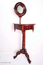 Zauberhafte Spiegel Konsole Standspiegel Rasierspiegel Mahagoni massiv Kolonial