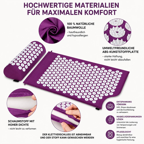 Akupressurmatte set - akupressurmatte,
