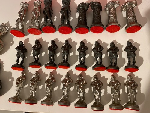 Schachfiguren aus zinn sehr - schachfiguren,