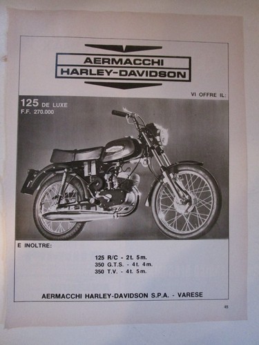 Aermacchi harley davidson - aermacchi,
