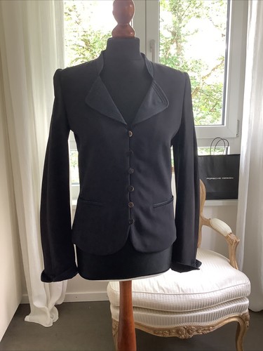 Rena lange blazer grau blau - 36,