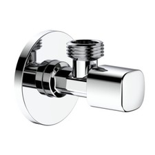 Eckventil Absperrventil Armatur 1/2" x 3/8" mit Rosette ALONI ECKVENTIL 1/2X3/8