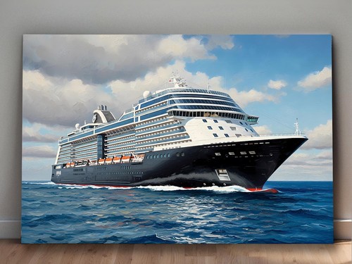 Kreuzfahrtschiff auf hoher see - kreuzfahrtschiff,