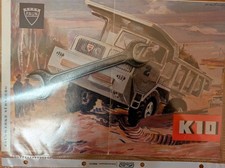 Prospekt FAUN 'MULDENKIPPER K10' ,  Original 50/60 er Jahre, LKW