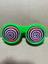 Hypie Spiralbrille grün – Lustige Karneval Brille Verkleidung, Party Nerd Kostüm