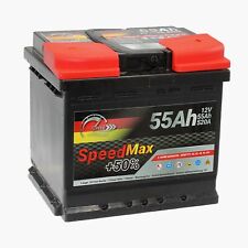 Autobatterie 55Ah 12V +50% Power 520A ersetzt 45Ah 50Ah 52Ah 52Ah 60Ah Speed Max