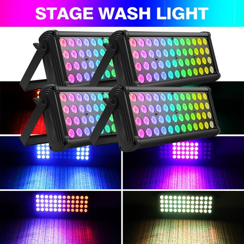 4stk 80w rgb led - 48,