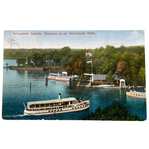 Postkarte woltersdorf schleuse - postkarte,