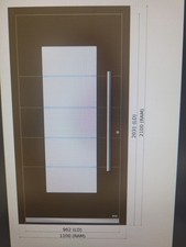 ALU Haustür Pirnar  DIN Links