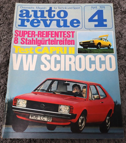 Auto revue 1974 scirocco - vw,