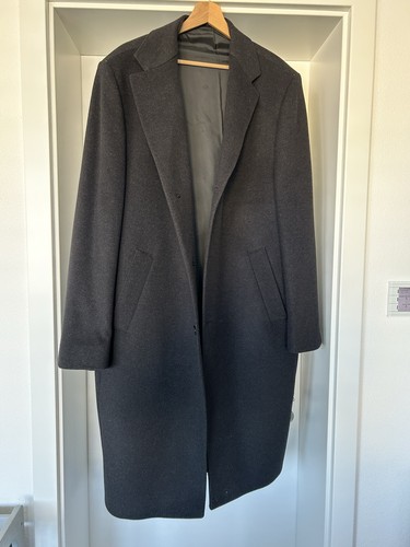 Herren wollmantel - wollmantel, –