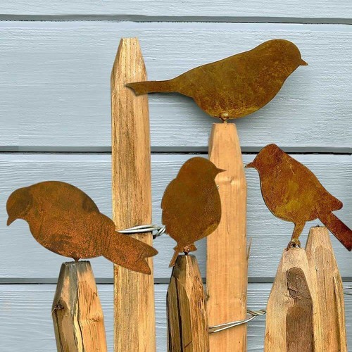 4er gartendeko vogel dekofigur - 4er,