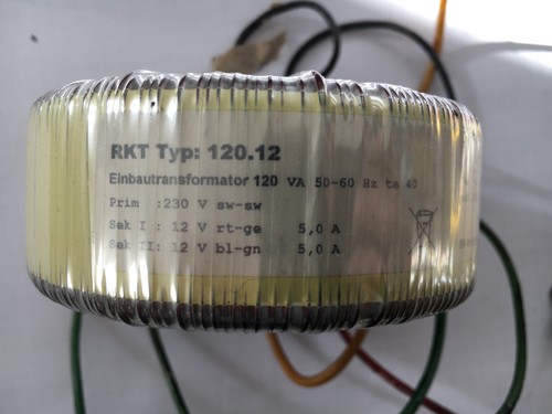 Ringkerntrafo typ 120 - ringkerntrafo, prim