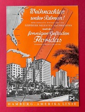 Reise Prospekt HAPAG Hamburg