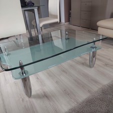 Wohnzimmertisch  2 Glasplatten