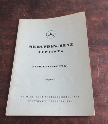 Mercedes benz 170 va - mercedes, v