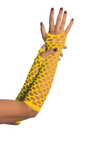 Netzhandschuhe lang spitze - netzhandschuhe,
