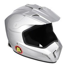 FIA Cross Helm silber Hans