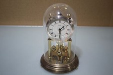 Kundo Quarz Tischuhr klassisch Kaminuhr Vintage  Jahresuhr Drehpendeluhr